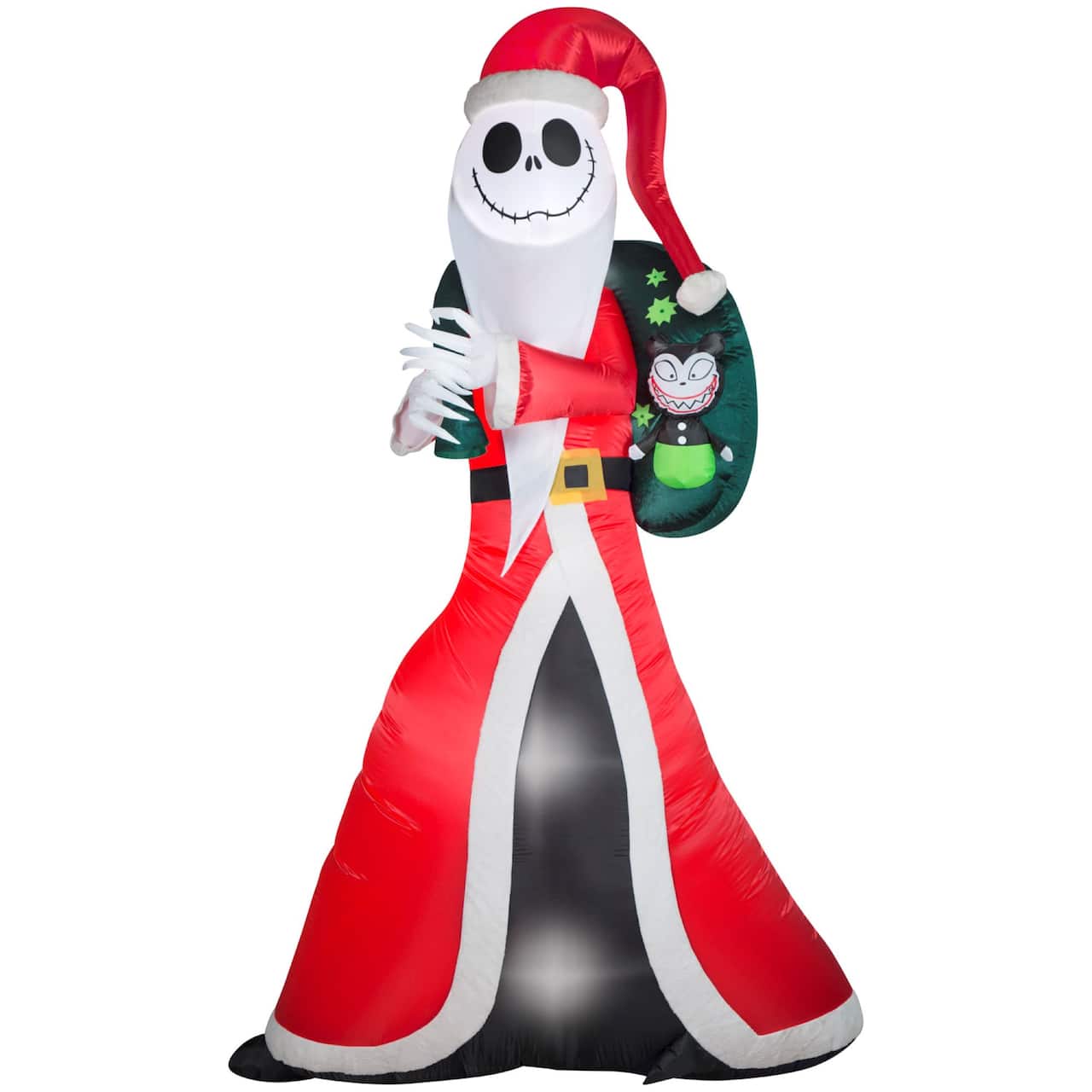 10ft. Airblown® Inflatable Giant Christmas Jack Skellington as Sandy Claws